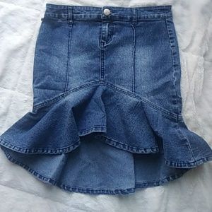 Jean skirt